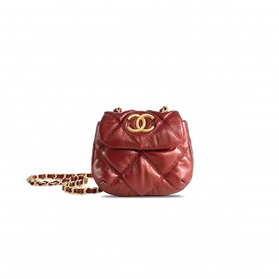 CHANEL MINI PUFF SQUARE FATTY  (15.5*14*3cm)